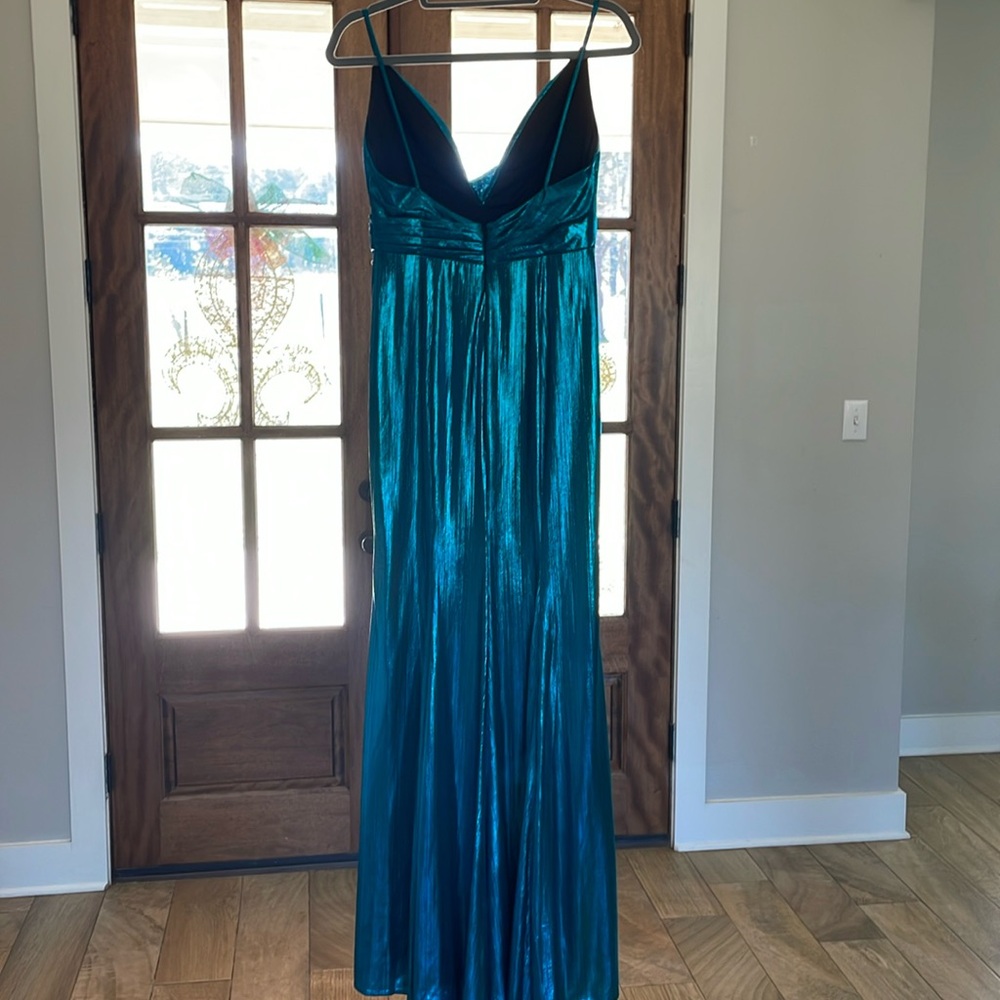 Ieena for Mac Duggal Blue Sheath Dress, Size 4, Never Been Worn